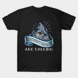 Mountains Are Calling All-Seeing Eye T-Shirt